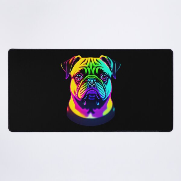 Item preview, Colorful Rainbow Pug designed and sold by flippinsg.