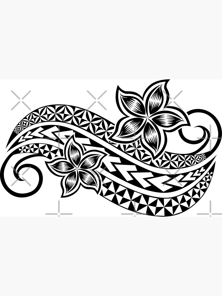 Maori border / Polynesian tribal tattoo design - Inspire Uplift