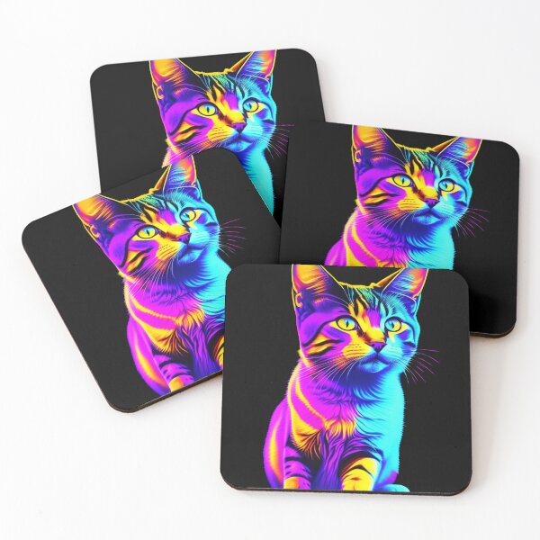 Item preview, Colorful Rainbow Kitten designed and sold by flippinsg.