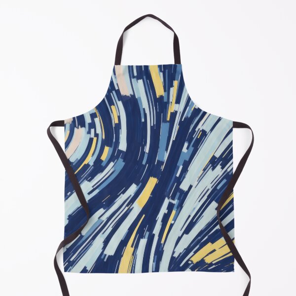 Item preview, Melodic Tides Blue Abstract Painting designed and sold by winzo.