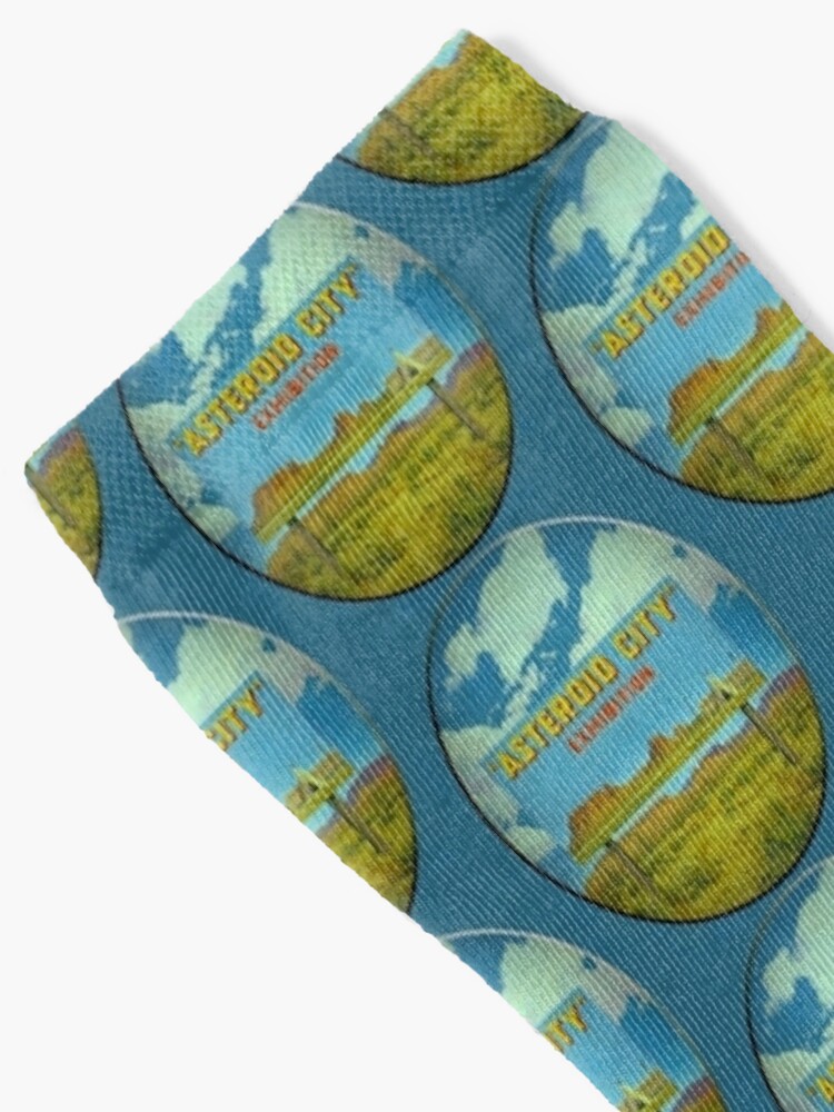 Copy of Funny Vintage Alien asteroid city Cool Space movie Socks by AI  Masterpieces