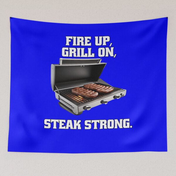 Item preview, BBQ Meat Steak Lover Fire Up, Grill On, Steak Strong designed and sold by fantasticdesign.
