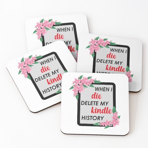 Item preview, when i die delete my kindle history sticker designed and sold by limanol.