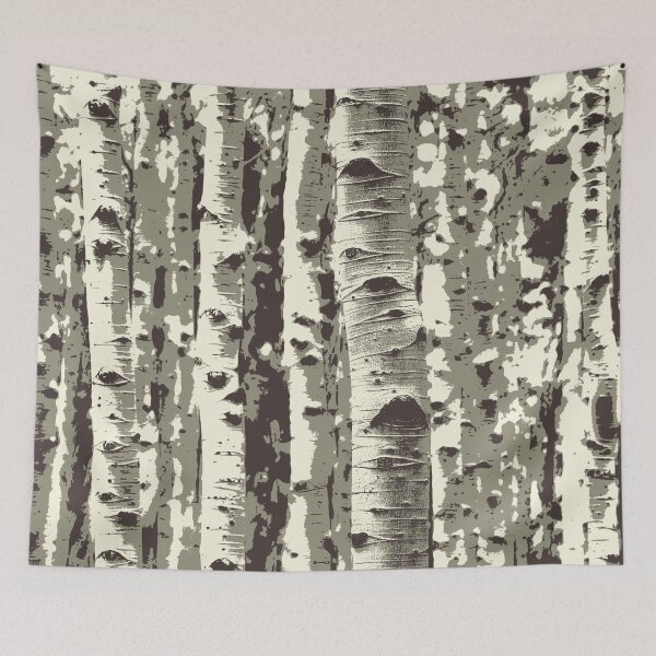 Item preview, Aesthetic Birch Forest Art designed and sold by Phil Perkins.