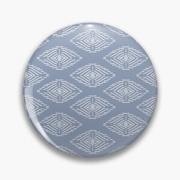 Item preview, Cool blue trapezoid pattern fabric  designed and sold by Sinfung.