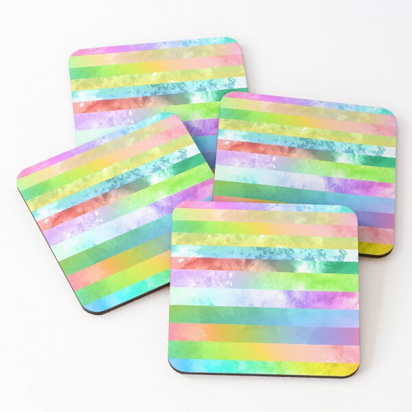 Item preview, Watercolour rainbow colourful abstract designed and sold by MiowandMolly.