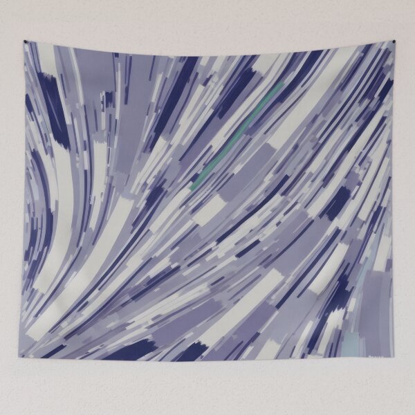 Item preview, Radiant Chromatics Violet Green Abstract Painting designed and sold by winzo.