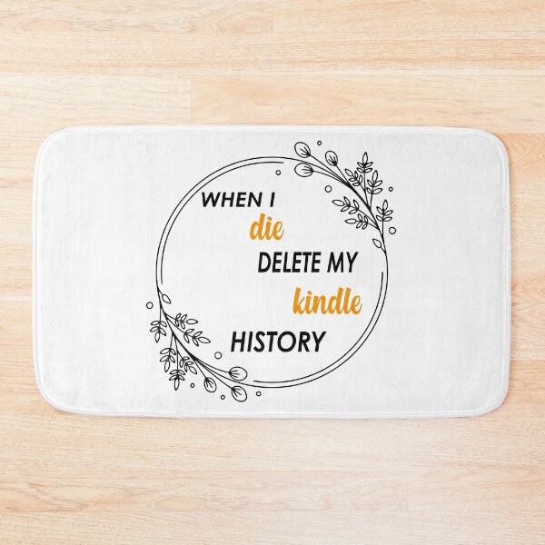 Item preview, when i die delete my kindle history sticker designed and sold by limanol.