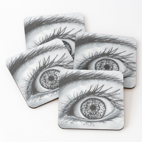 Item preview, Beautiful Eyeball - Pen Drawing  designed and sold by Marie W.