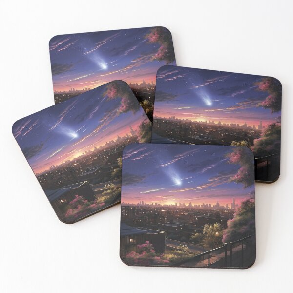 Item preview, City Skyline Shooting Star - Digital Art designed and sold by SnoopyTF.