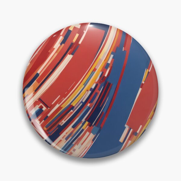 Aperçu de l'œuvre Enigme de la perception Rouge Bleu Jaune Peinture abstraite créée et vendue par winzo.