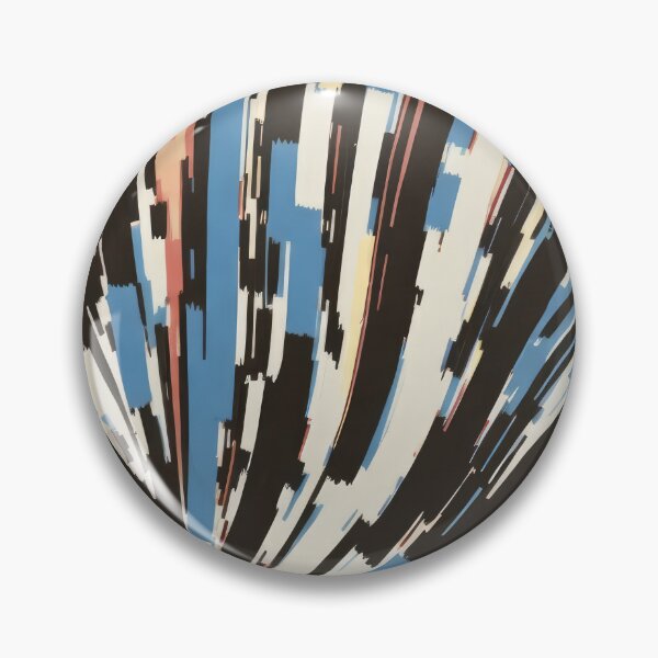Aperçu de l'œuvre Blissful Mirage Bleu Rouge Orange Marron Crème Peinture abstraite créée et vendue par winzo.