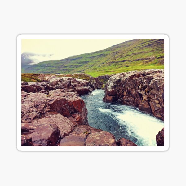 River in Iceland Sticker