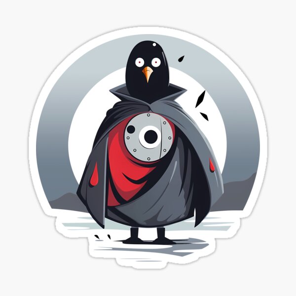 Strange Hero Bird Sticker