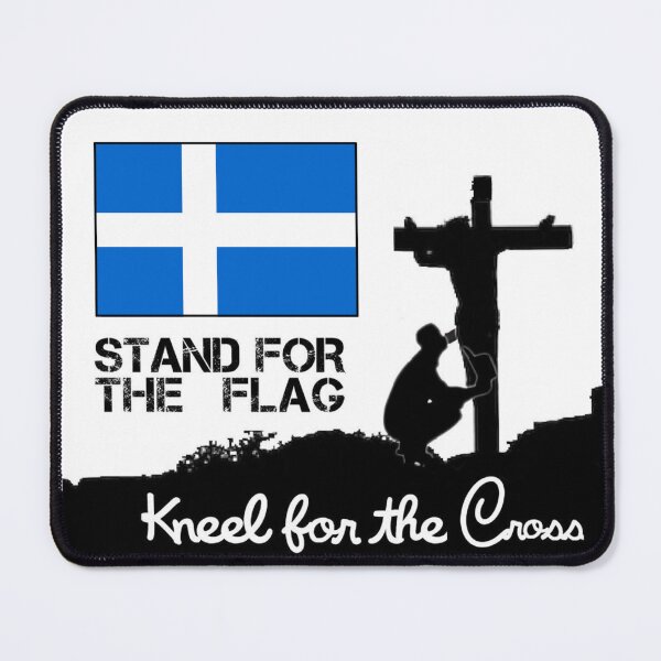 Item preview, Stand For The Shetland Flag Kneel For The Cross designed and sold by JonathanR1994.
