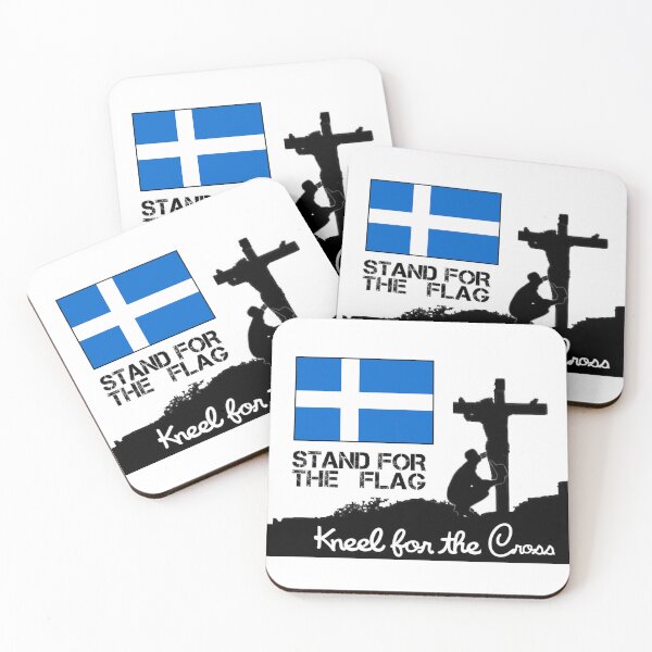 Item preview, Stand For The Shetland Flag Kneel For The Cross designed and sold by JonathanR1994.