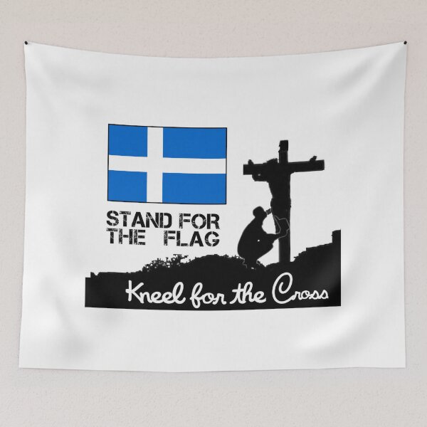 Item preview, Stand For The Shetland Flag Kneel For The Cross designed and sold by JonathanR1994.