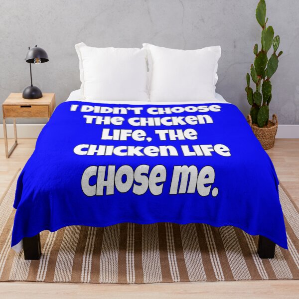 Item preview, Funny Chicken Farmer Humor I Didn't Choose The Chicken Life designed and sold by fantasticdesign.