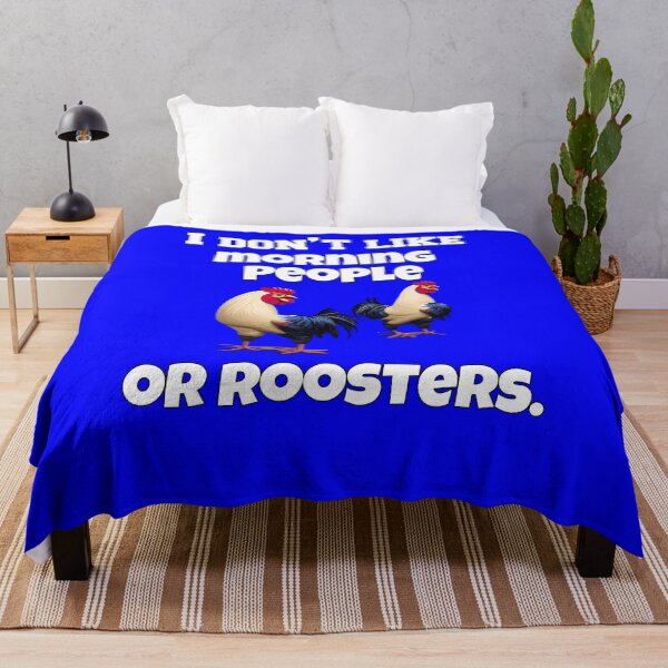 Item preview, Funny Chicken Farmer Humor I Don't Like Morning People Or Roosters designed and sold by fantasticdesign.