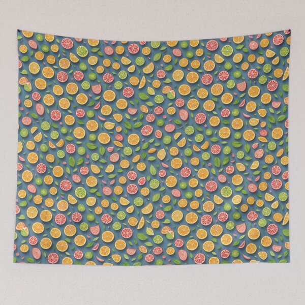 Item preview, Orange Watercolor Citrus Slices Pattern designed and sold by Tijanaworldwide.