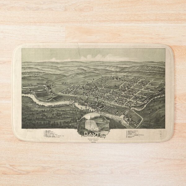 Item preview, Davis, West Virginia (1898) designed and sold by allhistory.