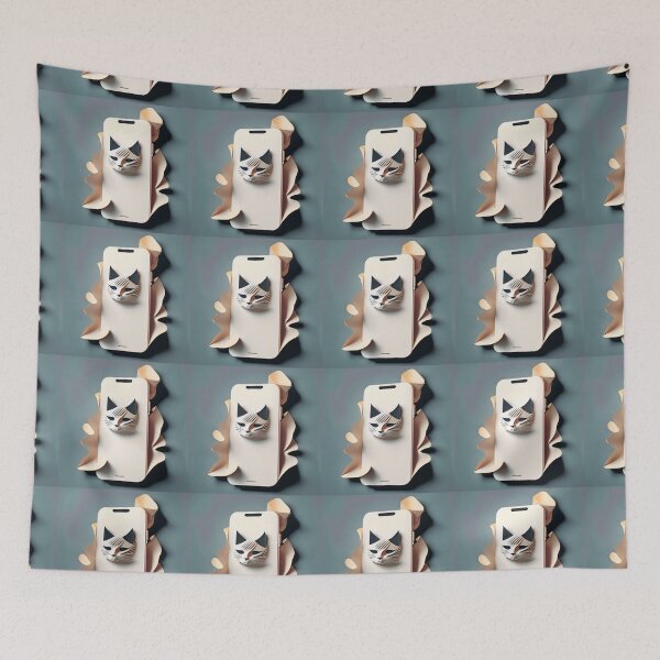 Item preview, Cat face phone designed and sold by melridger.