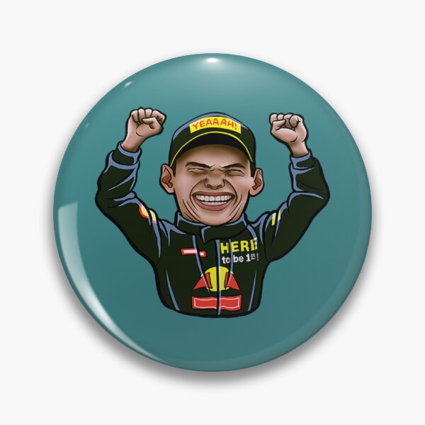 Item preview, max verstappen cartoon art design draw street art designed and sold by SenaHolyfield.