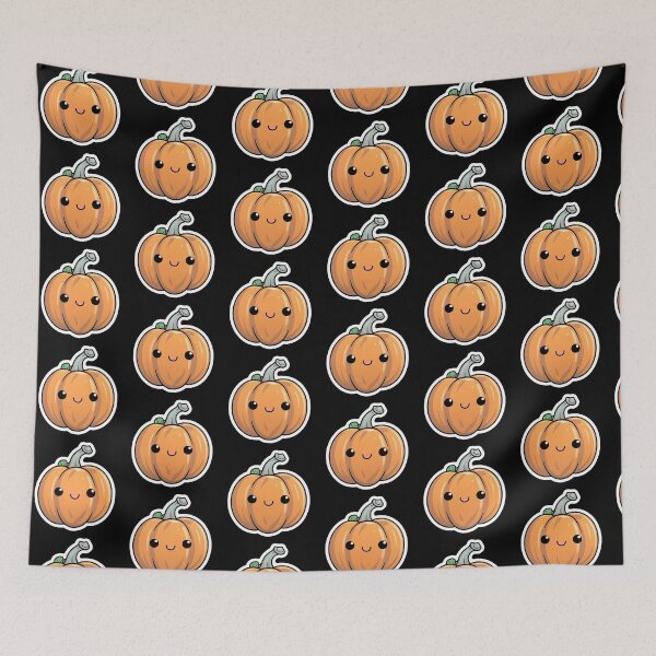 Item preview, Cute Smiling Halloween Pumpkin designed and sold by FTS-Studio.