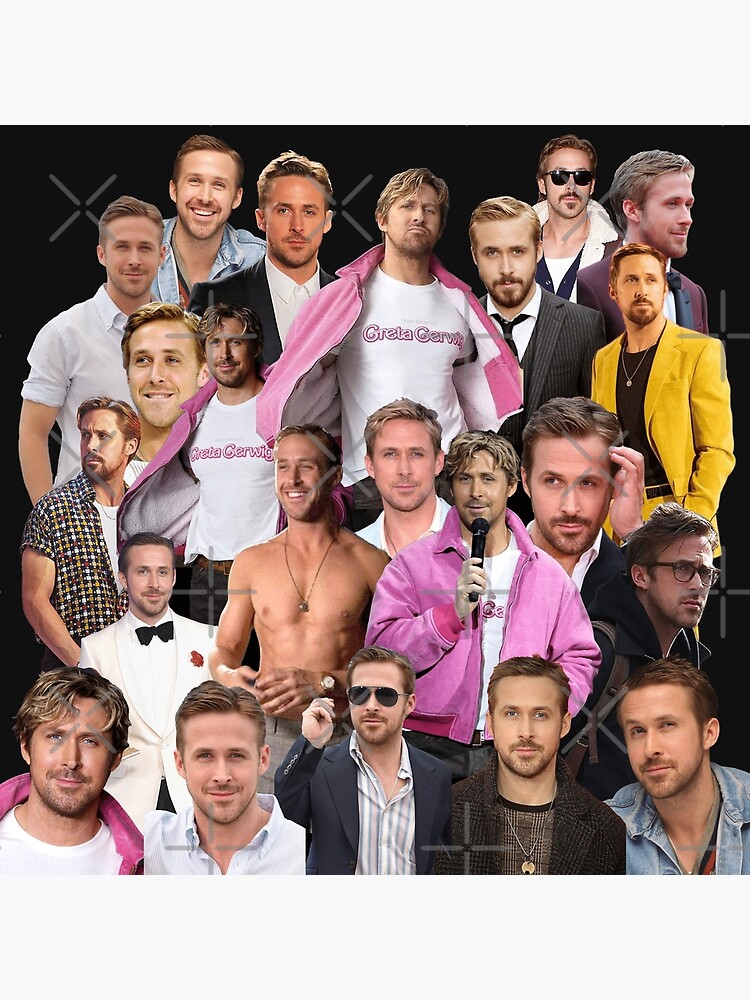 Ryan Gosling Photo Collage Pillowcase