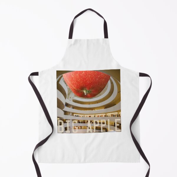 Item preview, A Big Apple Inside A Spiral, Manhattan, New York City Landmark Travel Poster designed and sold by ignasirus.