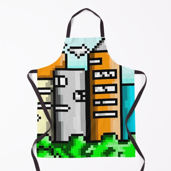 Item preview, Pixel City View | landscape illustration designed and sold by Sweet Bee's.