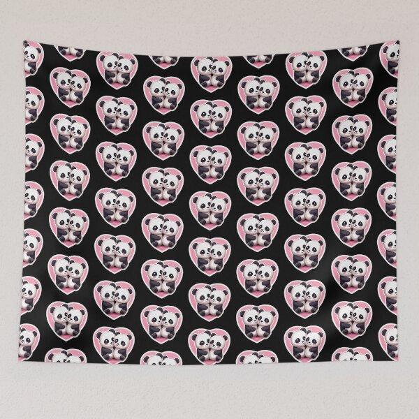 Item preview, Cute Pandas Hug designed and sold by Nioon.