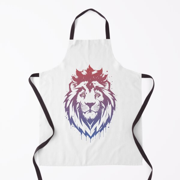 Item preview, Lion King Red Purple Watercolor designed and sold by AnimalLover4eva.