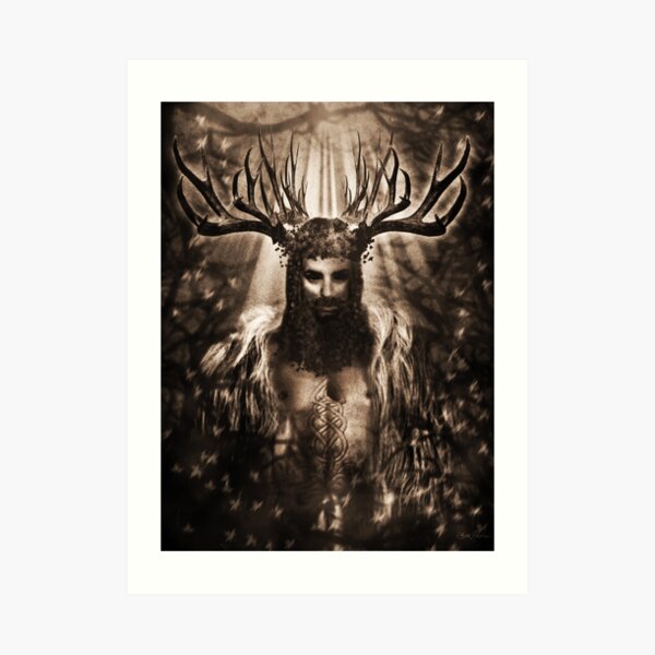 King Stag Art Print