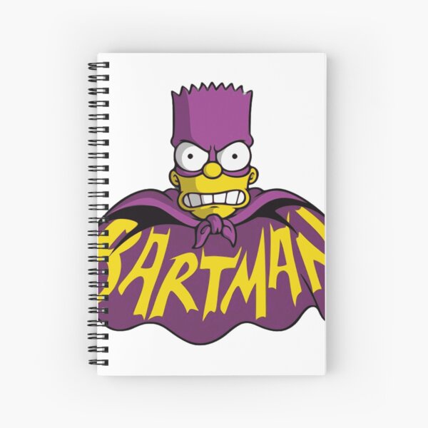 Sad Bart Simpson Spiral Notebooks for Sale