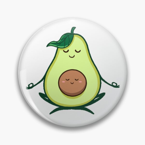 Item preview, Cute meditation Avocado yoga  designed and sold by Imaddi.