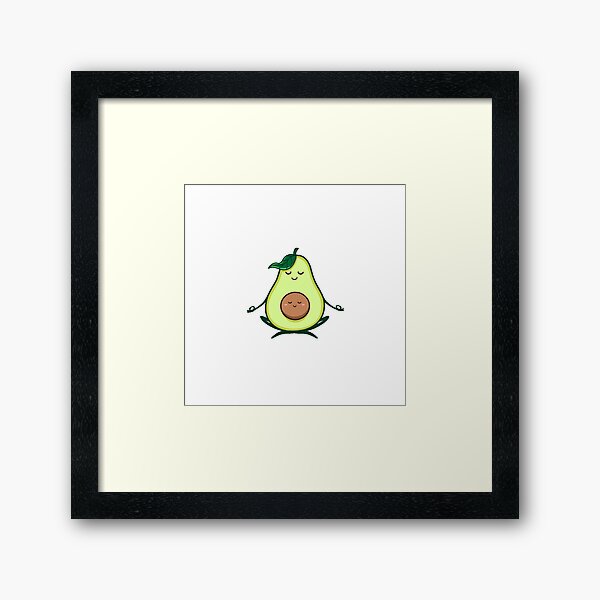 Avocado funny yoga poses Art Board Print for Sale by tetyboom