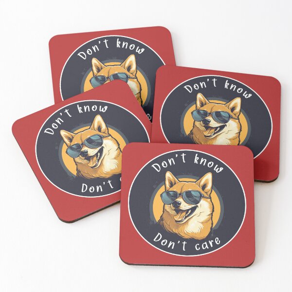 Item preview, Don't Know, Don't Care - Doge designed and sold by NaNaSpaceStore.
