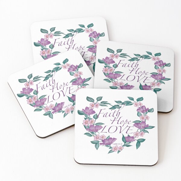 Item preview, Faith hope Love, l cor 13:13 designed and sold by Barbara Felts.