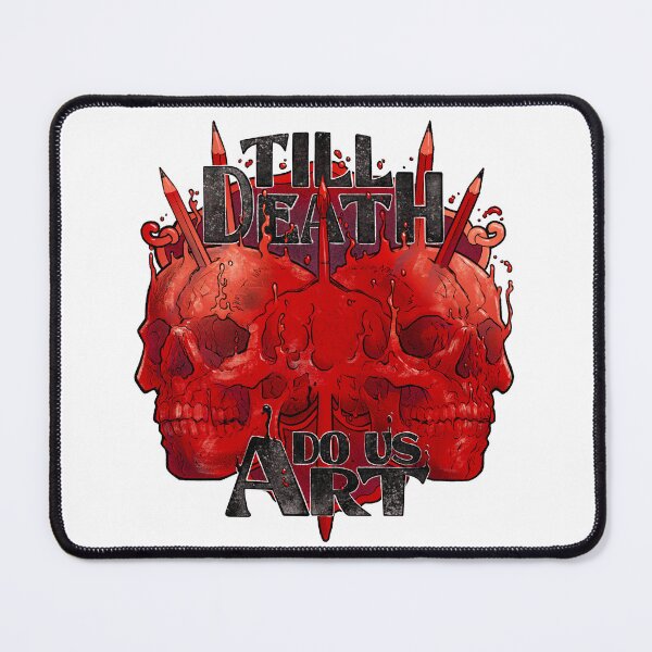 Item preview, Till Death do us Art (on white) designed and sold by Powers Art.