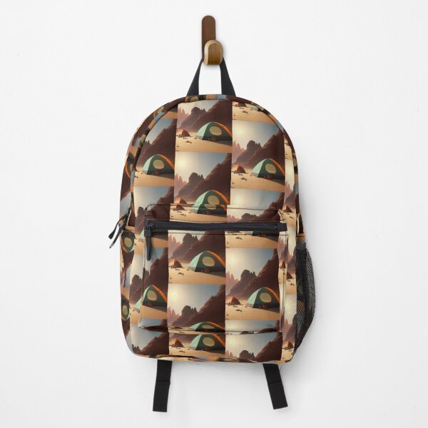 Item preview, campsite in the desert designed and sold by EuropeanPrints.