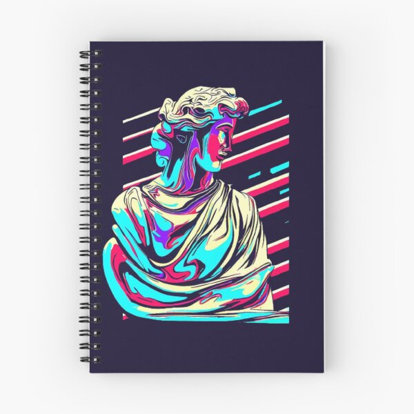 Item preview, Vibrant Colors Bring Life to Marble Statue Illustration designed and sold by FashionHomeCo.