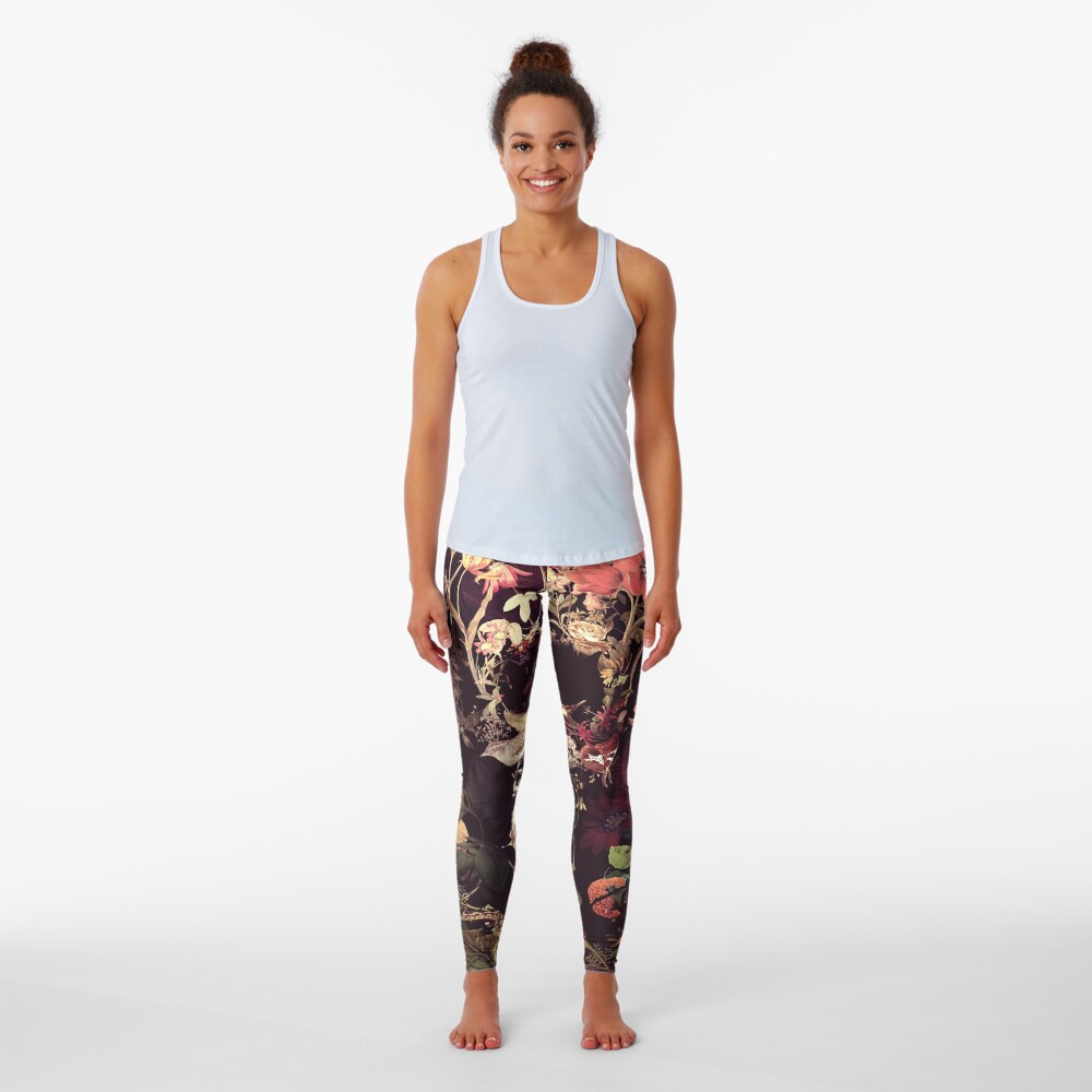 Bloom Skull Leggings