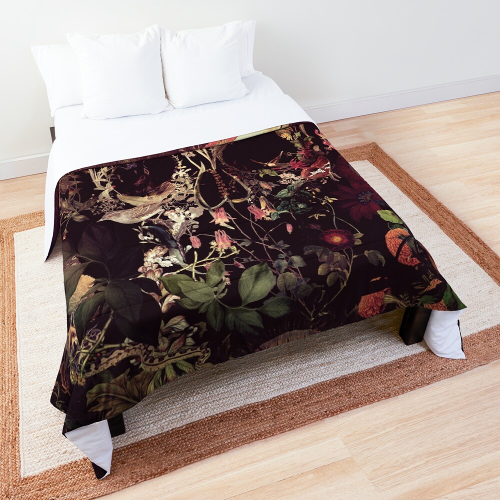 Bloom Skull Comforter