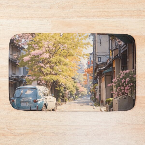 Item preview, Japan Day Street With Sakura designed and sold by amenwolf.