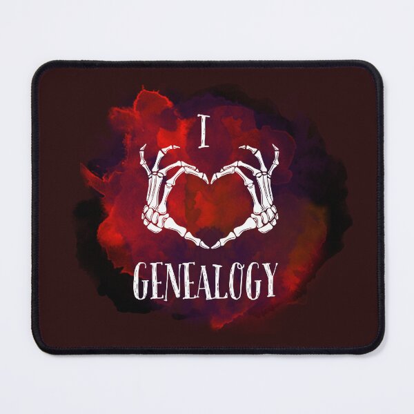 Item preview, I LOVE GENEALOGY, Simple symbolic sign designed and sold by Osobliwe.