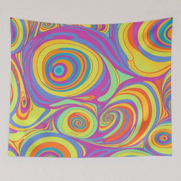 Item preview, Psychedelic Reverie: Nostalgic Swirls designed and sold by LeonAndrewRazon.
