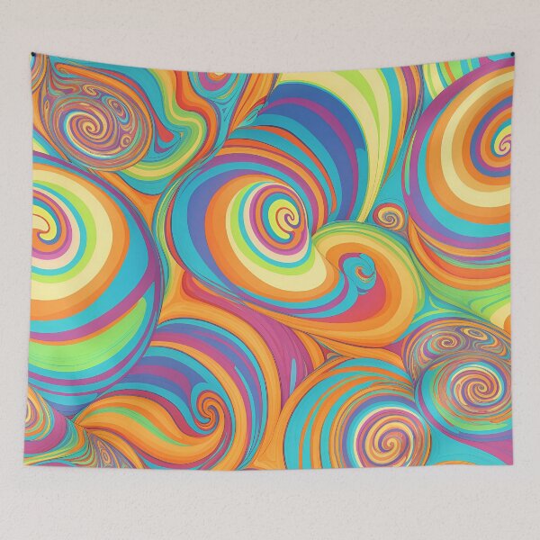Item preview, Psychedelic Reverie: Nostalgic Swirls designed and sold by LeonAndrewRazon.