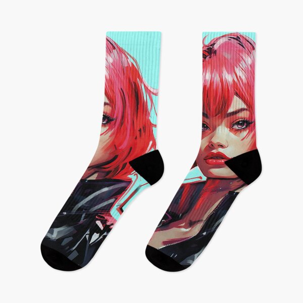 Item preview, "Stunning Girl with a Red Bob Hairstyle" designed and sold by Dream-Way.