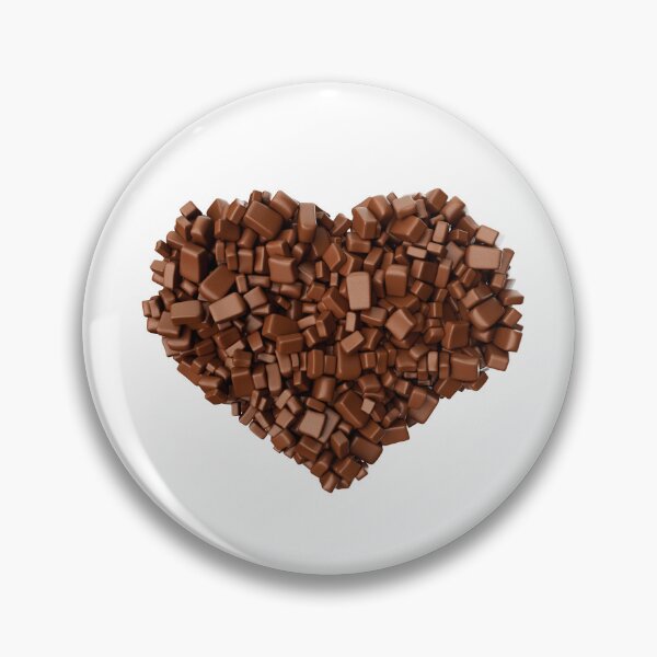 Item preview, Heart Shape made of chocolate Chunks  designed and sold by Hammadalikhn.